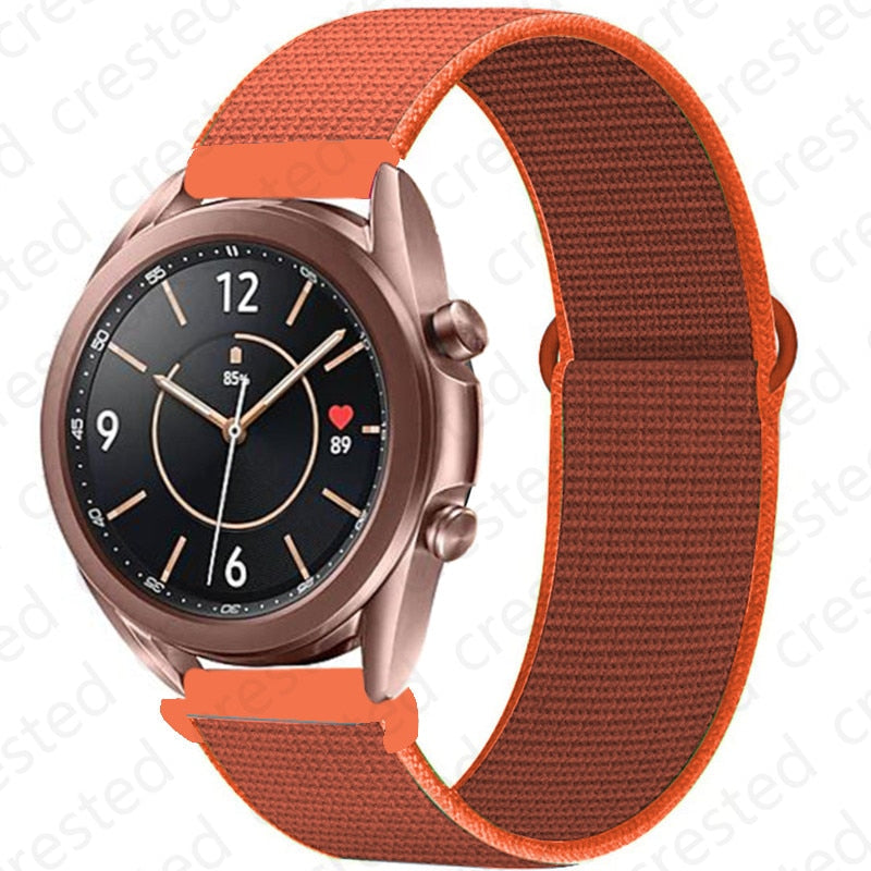 Nylon Loop Strap for Samsung Smart Watch Gear S3 Frontier Galaxy - Wristwatchstraps.co