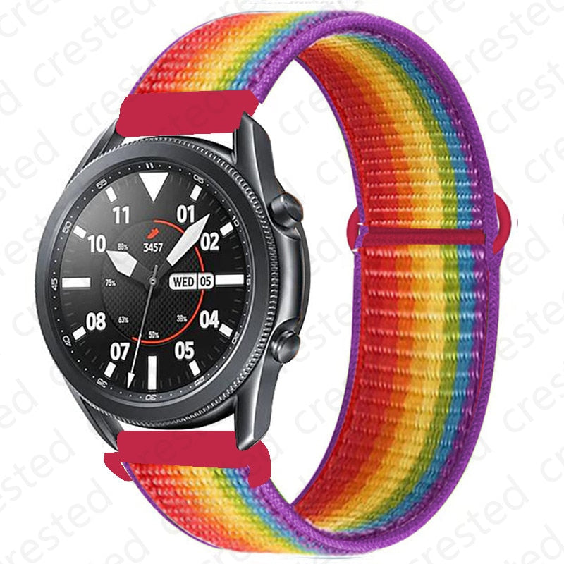 Nylon Loop Strap for Samsung Smart Watch Gear S3 Frontier Galaxy - Wristwatchstraps.co