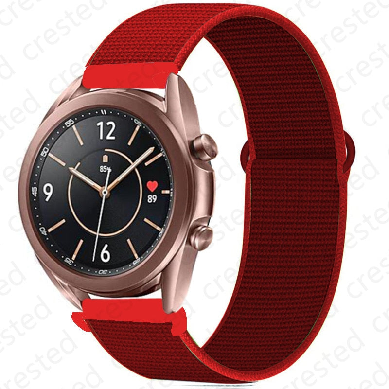 Nylon Loop Strap for Samsung Smart Watch Gear S3 Frontier Galaxy - Wristwatchstraps.co
