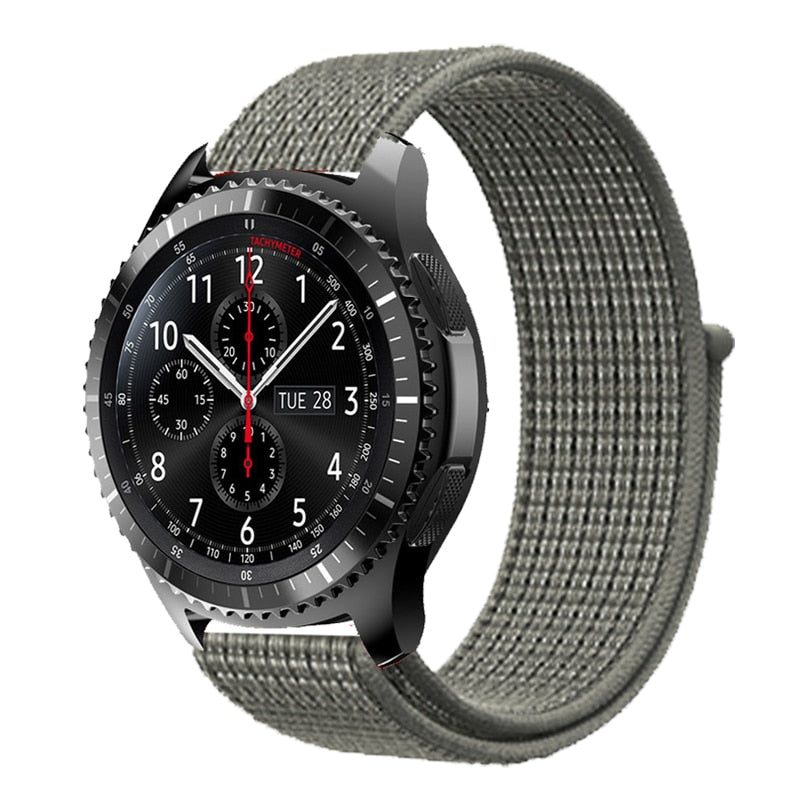 Nylon Loop Strap for Samsung Smart Watch Gear S3 Frontier Galaxy - Wristwatchstraps.co