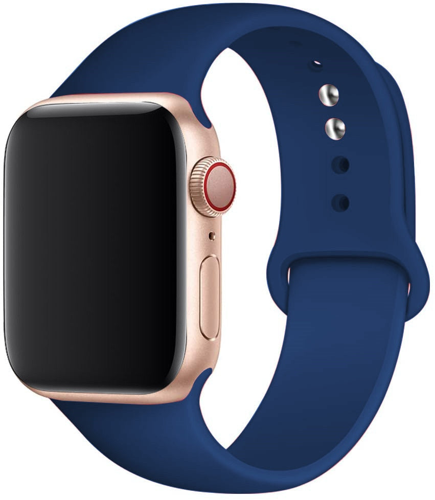 Silicone Strap For Apple Watch - Wrist Watch Straps