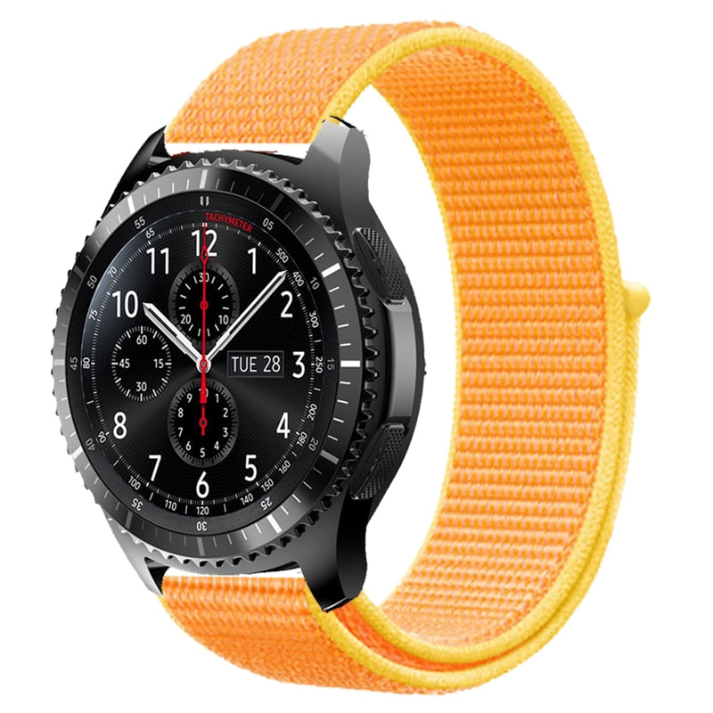 Nylon Loop Strap for Samsung Smart Watch Gear S3 Frontier Galaxy - Wristwatchstraps.co
