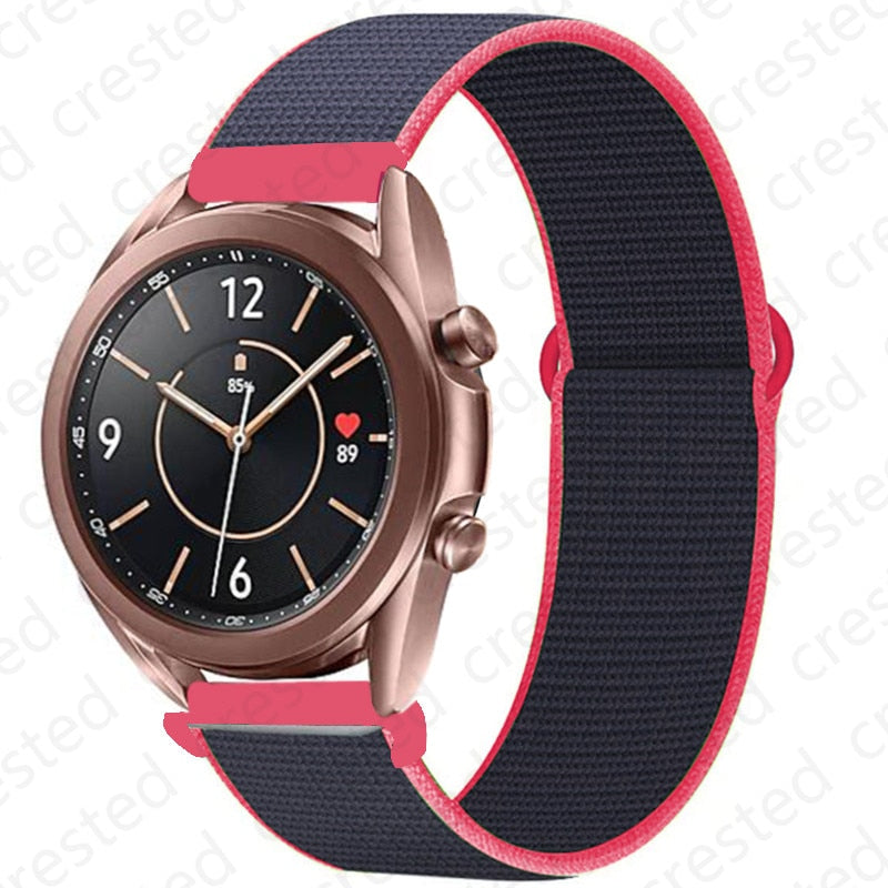 Nylon Loop Strap for Samsung Smart Watch Gear S3 Frontier Galaxy - Wristwatchstraps.co