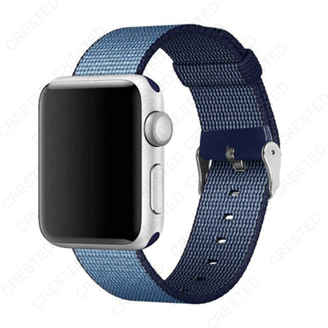 Premium Nylon Replacement Band with buckle for Apple Watch - Wristwatchstraps.co