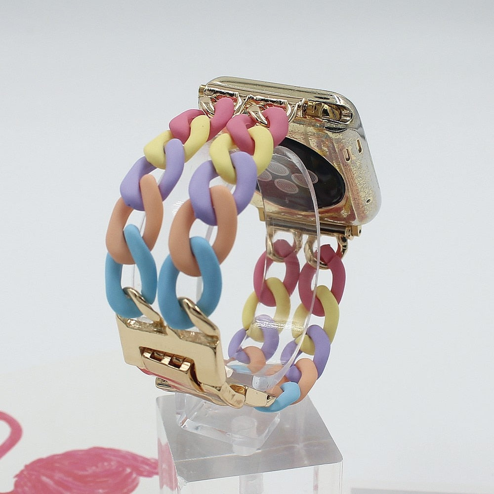 Jewelry Styled Charm Bracelet Strap for Apple Watch - Wristwatchstraps.co