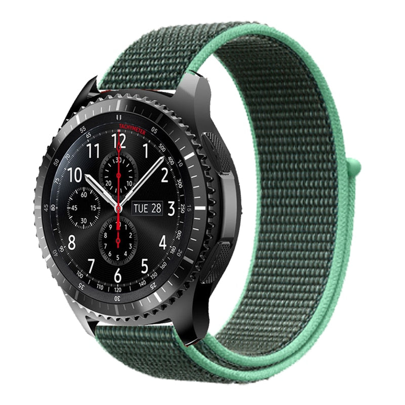 Nylon Loop Strap for Samsung Smart Watch Gear S3 Frontier Galaxy - Wristwatchstraps.co