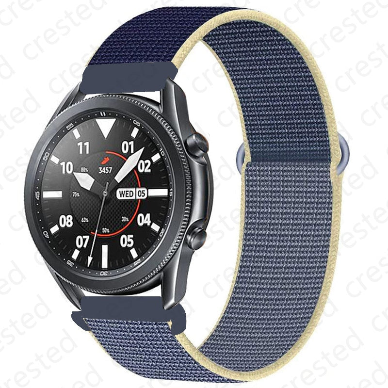 Nylon Loop Strap for Samsung Smart Watch Gear S3 Frontier Galaxy - Wristwatchstraps.co