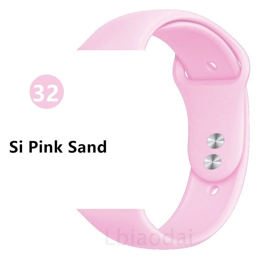 Silicone Strap bands For Apple Watch more colors - Wristwatchstraps.co