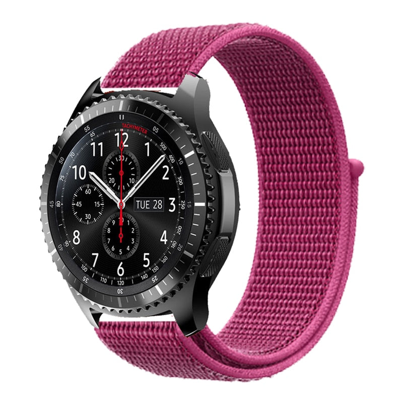 Nylon Loop Strap for Samsung Smart Watch Gear S3 Frontier Galaxy - Wristwatchstraps.co