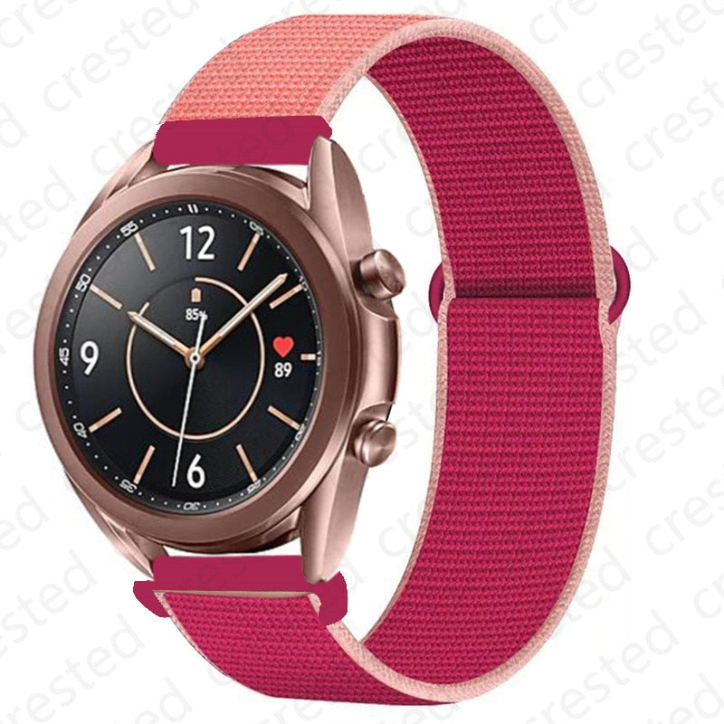 Nylon Loop Strap for Samsung Smart Watch Gear S3 Frontier Galaxy - Wristwatchstraps.co