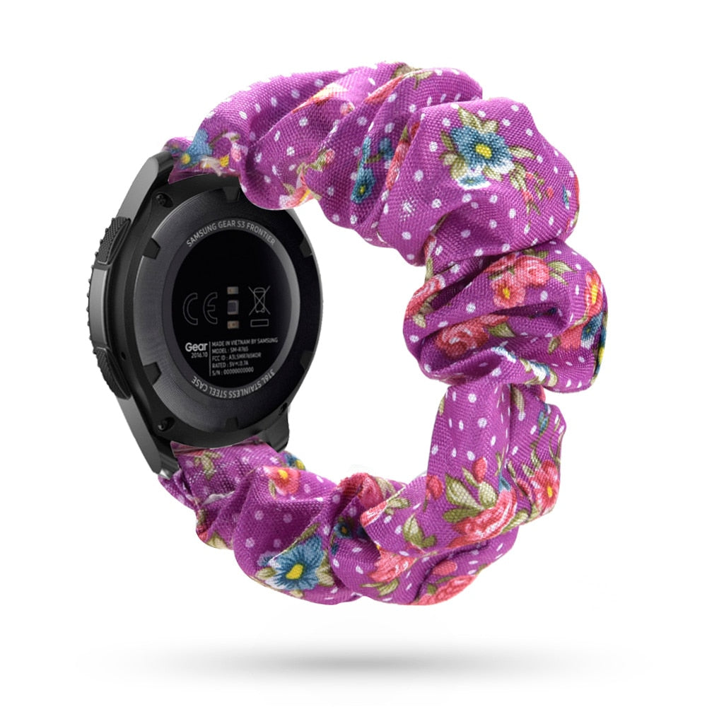 Scrunchie strap for Samsung Galaxy, Huawei, and Amazfit Watch - Wristwatchstraps.co