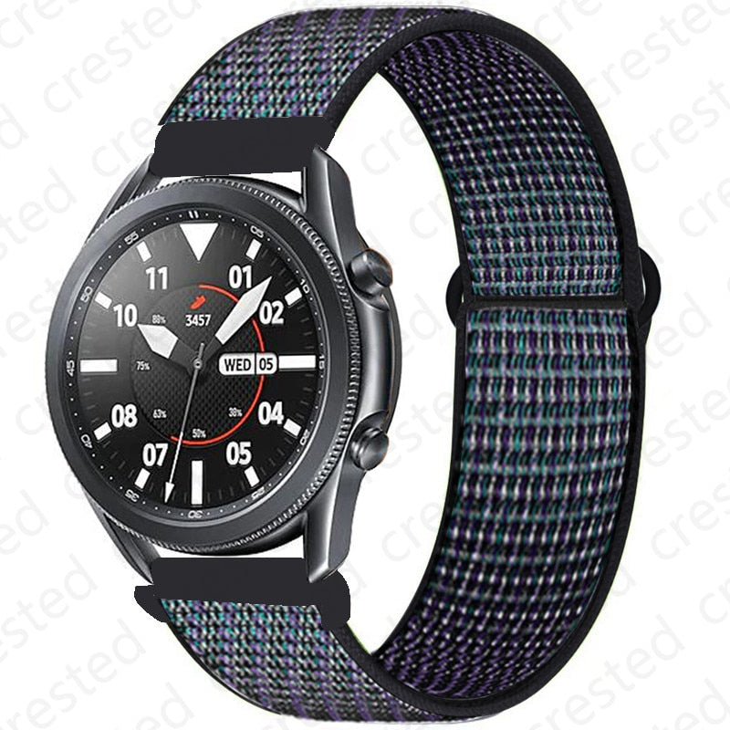 Nylon Loop Strap for Samsung Smart Watch Gear S3 Frontier Galaxy - Wristwatchstraps.co