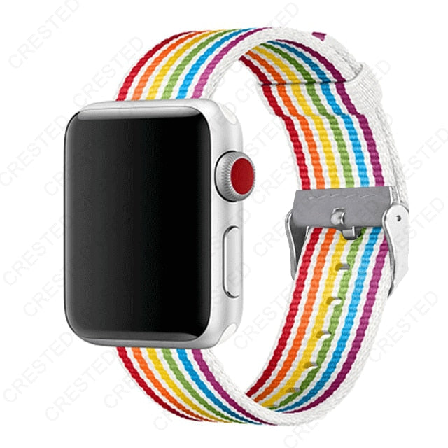 Premium Nylon Replacement Band with buckle for Apple Watch - Wristwatchstraps.co