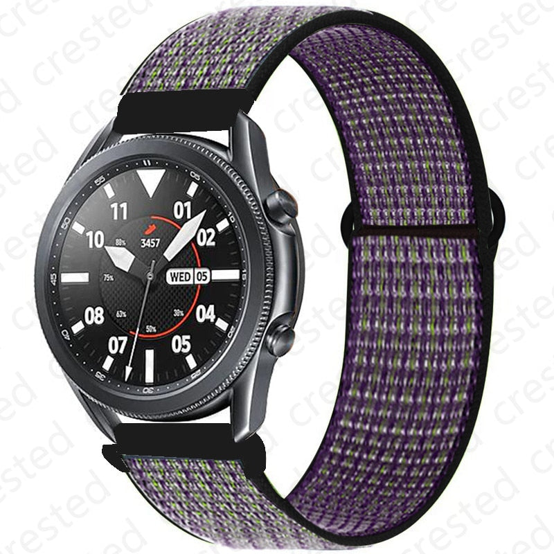 Nylon Loop Strap for Samsung Smart Watch Gear S3 Frontier Galaxy - Wristwatchstraps.co