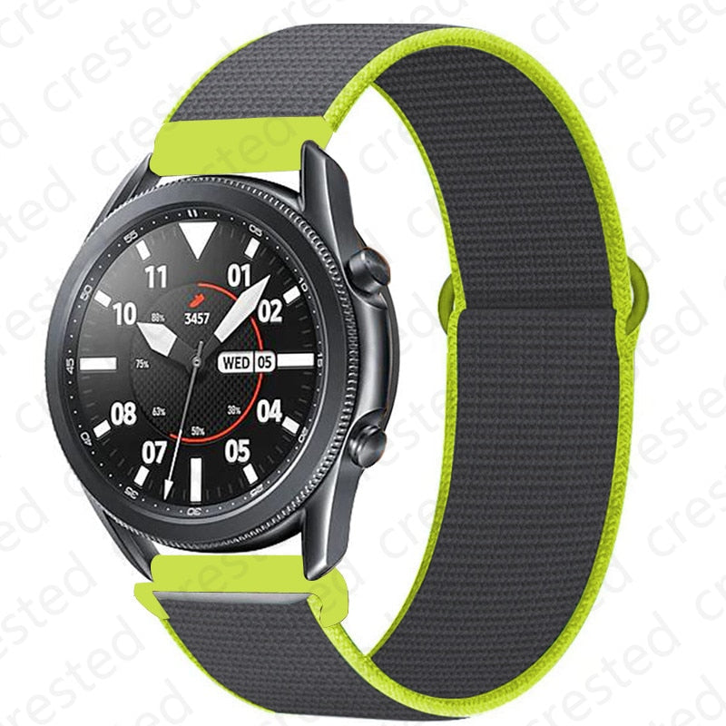 Nylon Loop Strap for Samsung Smart Watch Gear S3 Frontier Galaxy - Wristwatchstraps.co