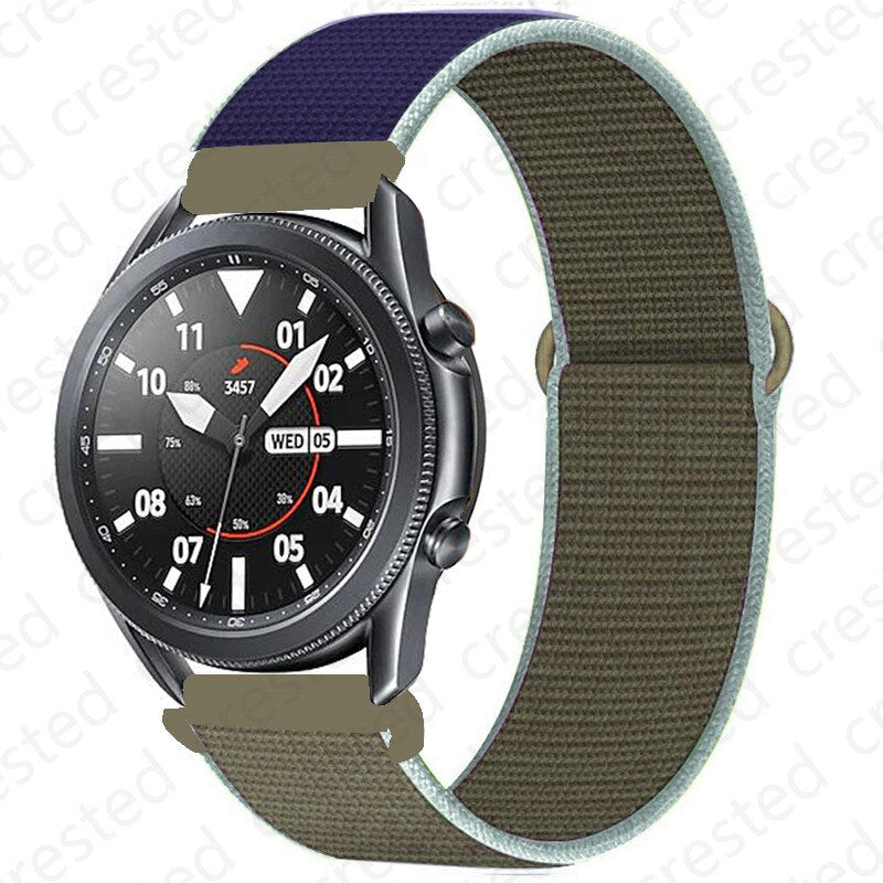 Nylon Loop Strap for Samsung Smart Watch Gear S3 Frontier Galaxy - Wristwatchstraps.co