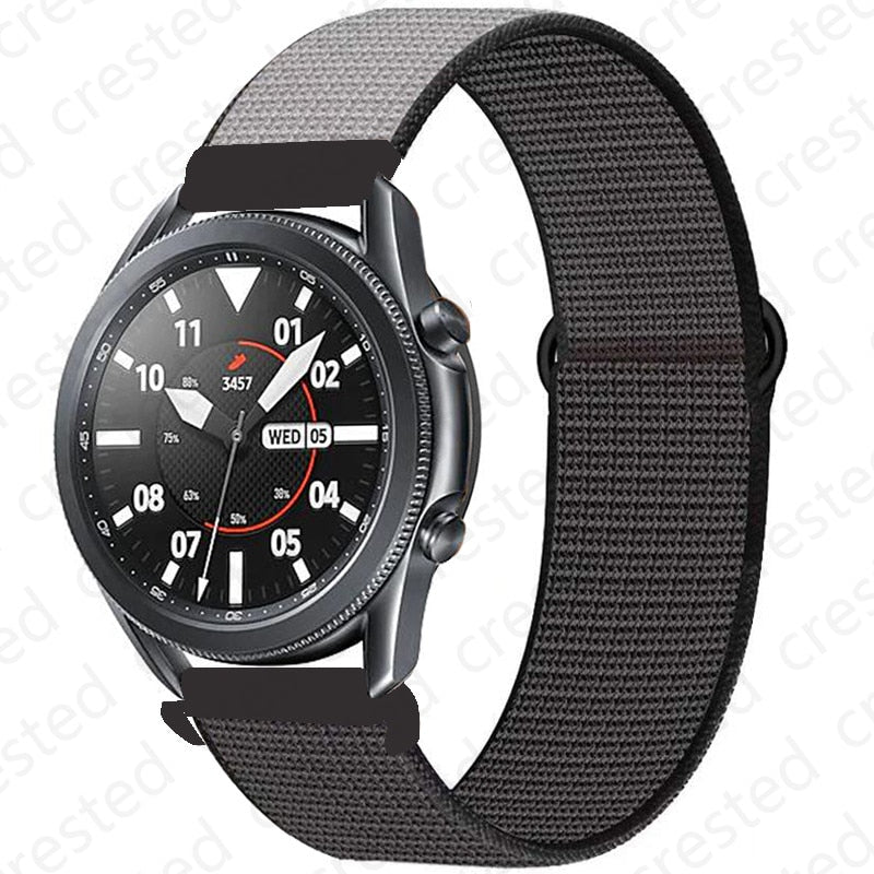 Nylon Loop Strap for Samsung Smart Watch Gear S3 Frontier Galaxy - Wristwatchstraps.co