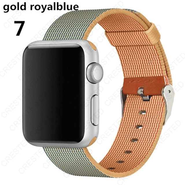 Premium Nylon Replacement Band with buckle for Apple Watch - Wristwatchstraps.co