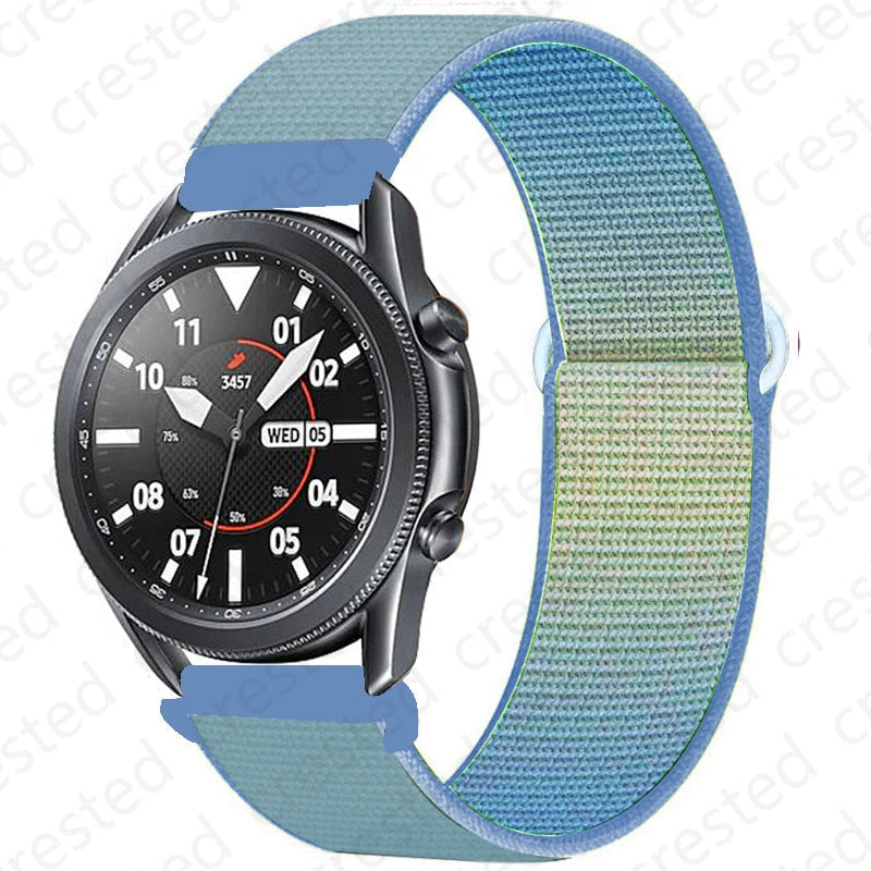 Nylon Loop Strap for Samsung Smart Watch Gear S3 Frontier Galaxy - Wristwatchstraps.co