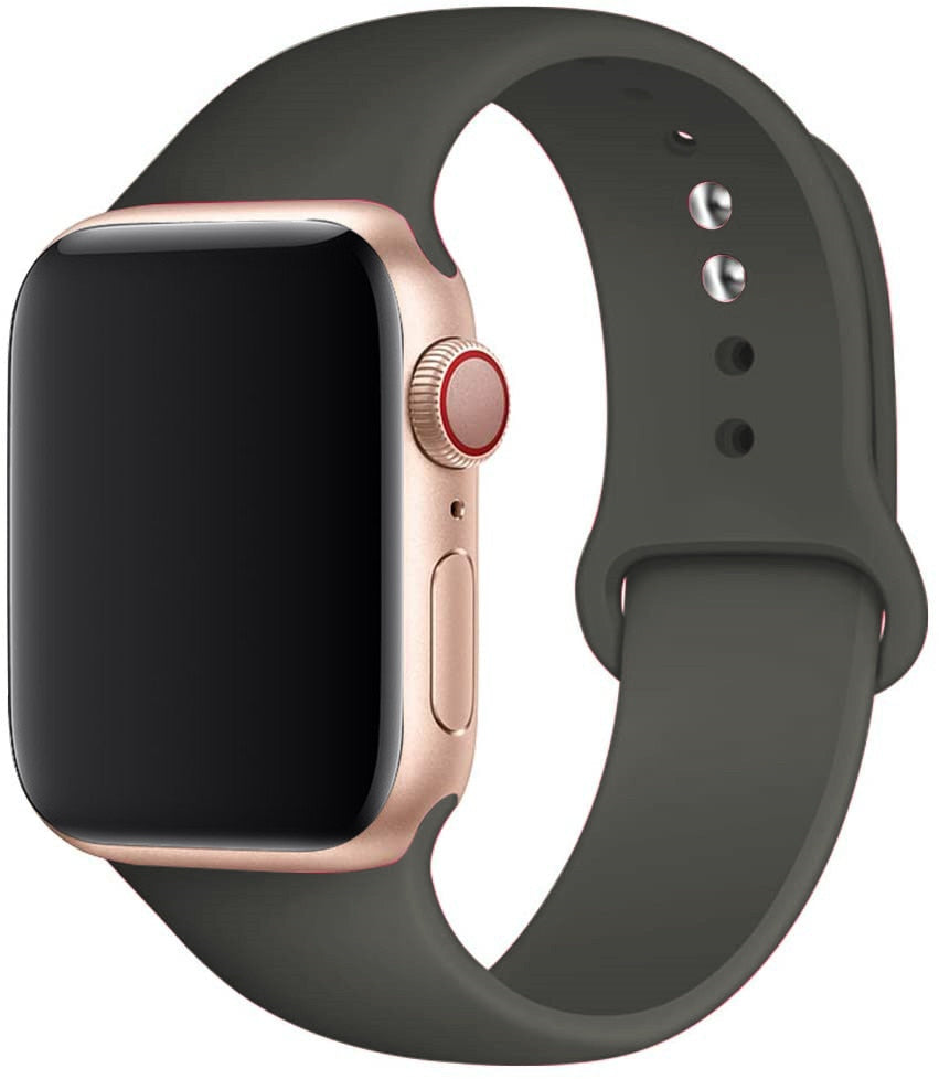 Silicone Strap For Apple Watch - Wrist Watch Straps