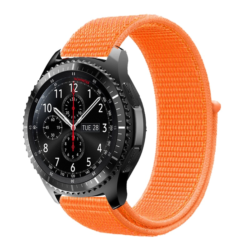 Nylon Loop Strap for Samsung Smart Watch Gear S3 Frontier Galaxy - Wristwatchstraps.co