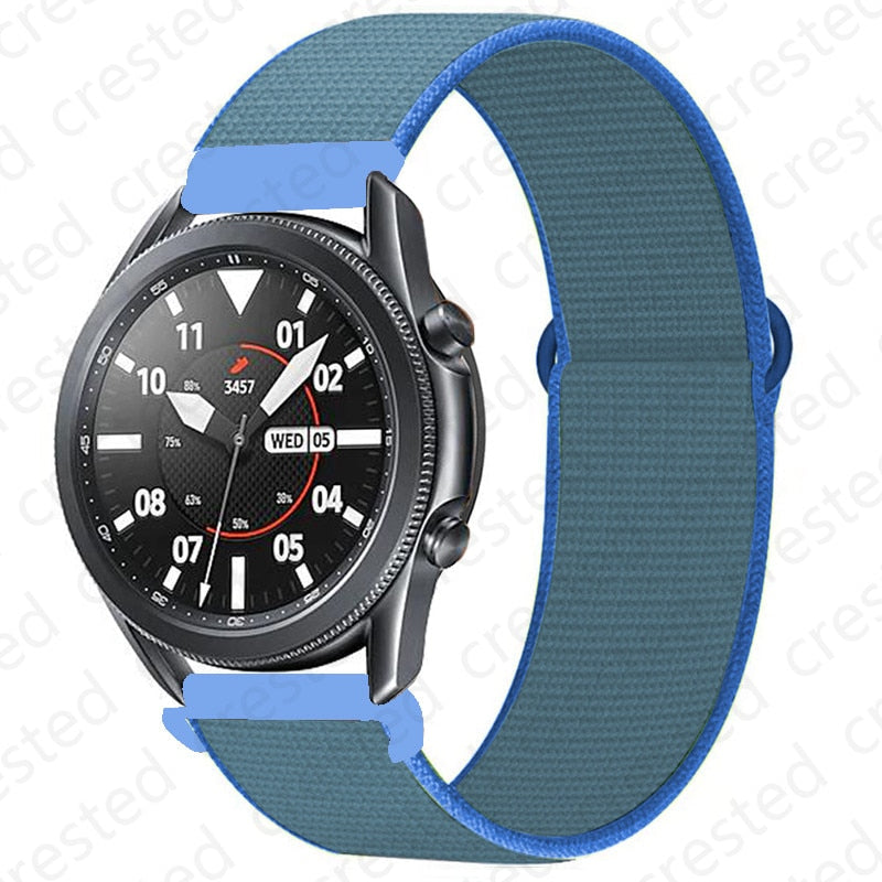 Nylon Loop Strap for Samsung Smart Watch Gear S3 Frontier Galaxy - Wristwatchstraps.co