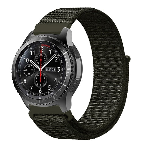 Nylon Loop Strap for Samsung Smart Watch Gear S3 Frontier Galaxy - Wristwatchstraps.co
