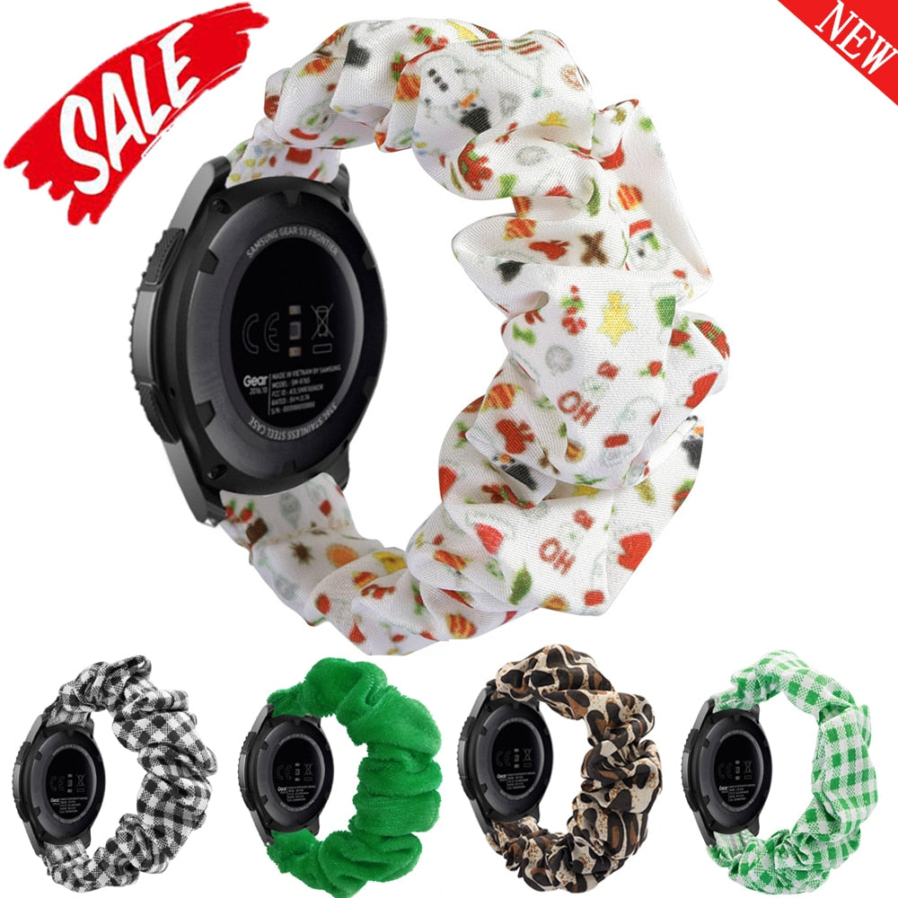 Scrunchie strap for Samsung Galaxy, Huawei, and Amazfit Watch - Wristwatchstraps.co