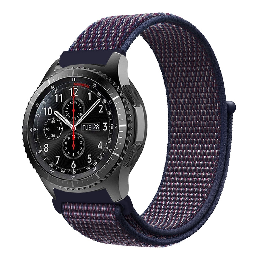 Nylon Loop Strap for Samsung Smart Watch Gear S3 Frontier Galaxy - Wristwatchstraps.co