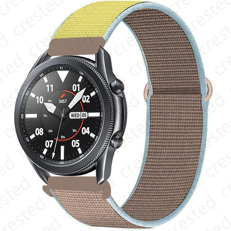 Nylon Loop Strap for Samsung Smart Watch Gear S3 Frontier Galaxy - Wristwatchstraps.co