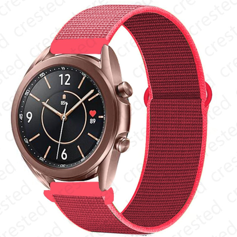 Nylon Loop Strap for Samsung Smart Watch Gear S3 Frontier Galaxy - Wristwatchstraps.co