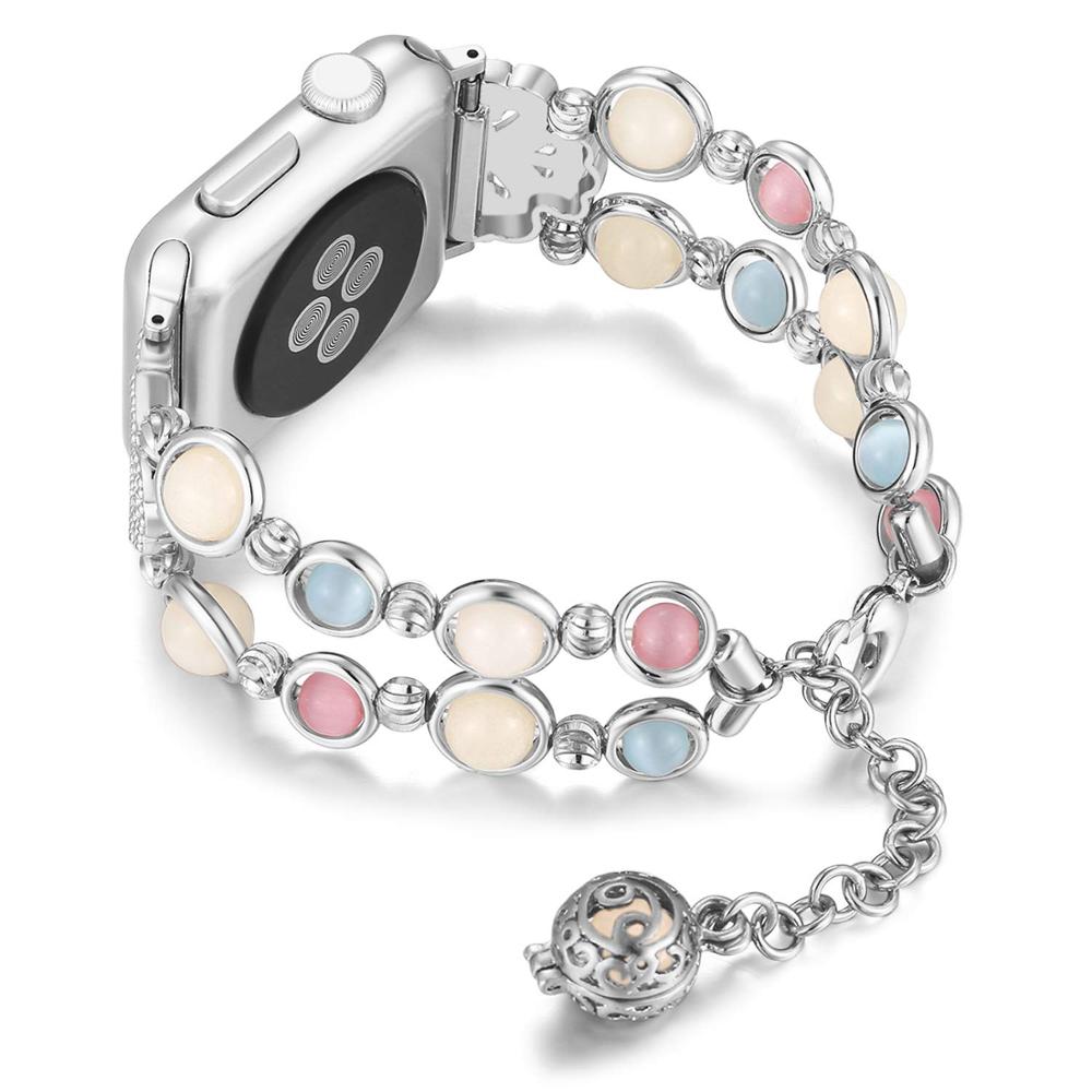 Women Night Luminous Pearl Strap For Apple watch - Wristwatchstraps.co