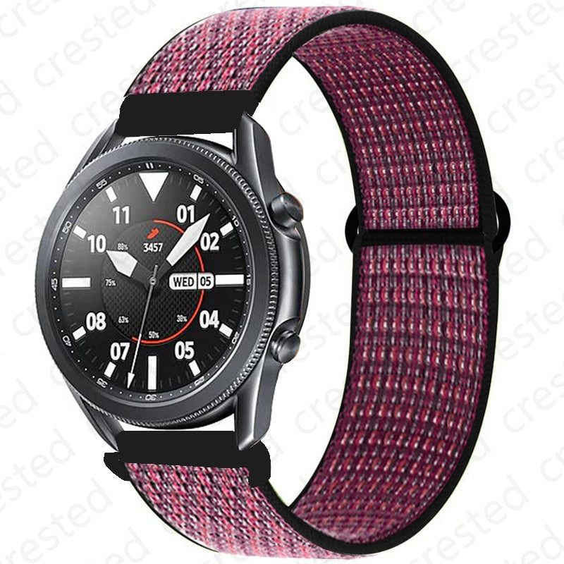 Nylon Loop Strap for Samsung Smart Watch Gear S3 Frontier Galaxy - Wristwatchstraps.co