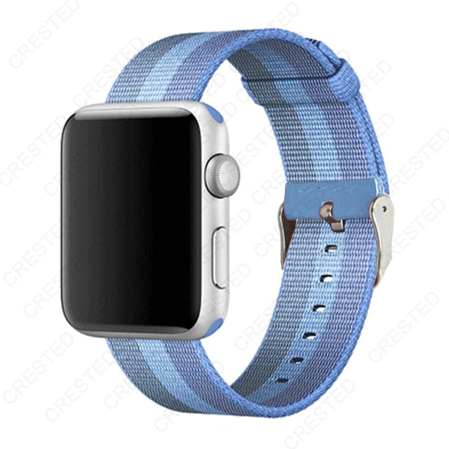 Premium Nylon Replacement Band with buckle for Apple Watch - Wristwatchstraps.co