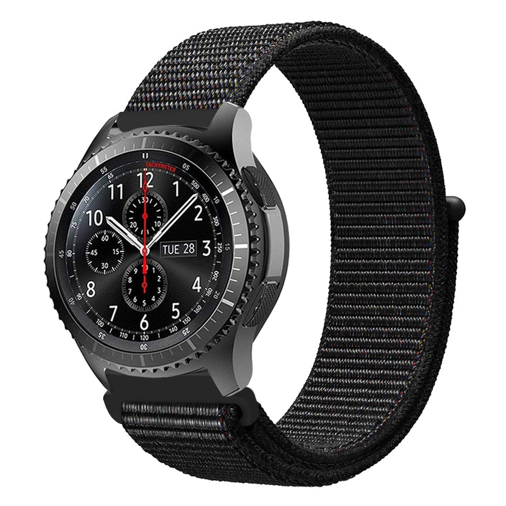 Nylon Loop Strap for Samsung Smart Watch Gear S3 Frontier Galaxy - Wristwatchstraps.co