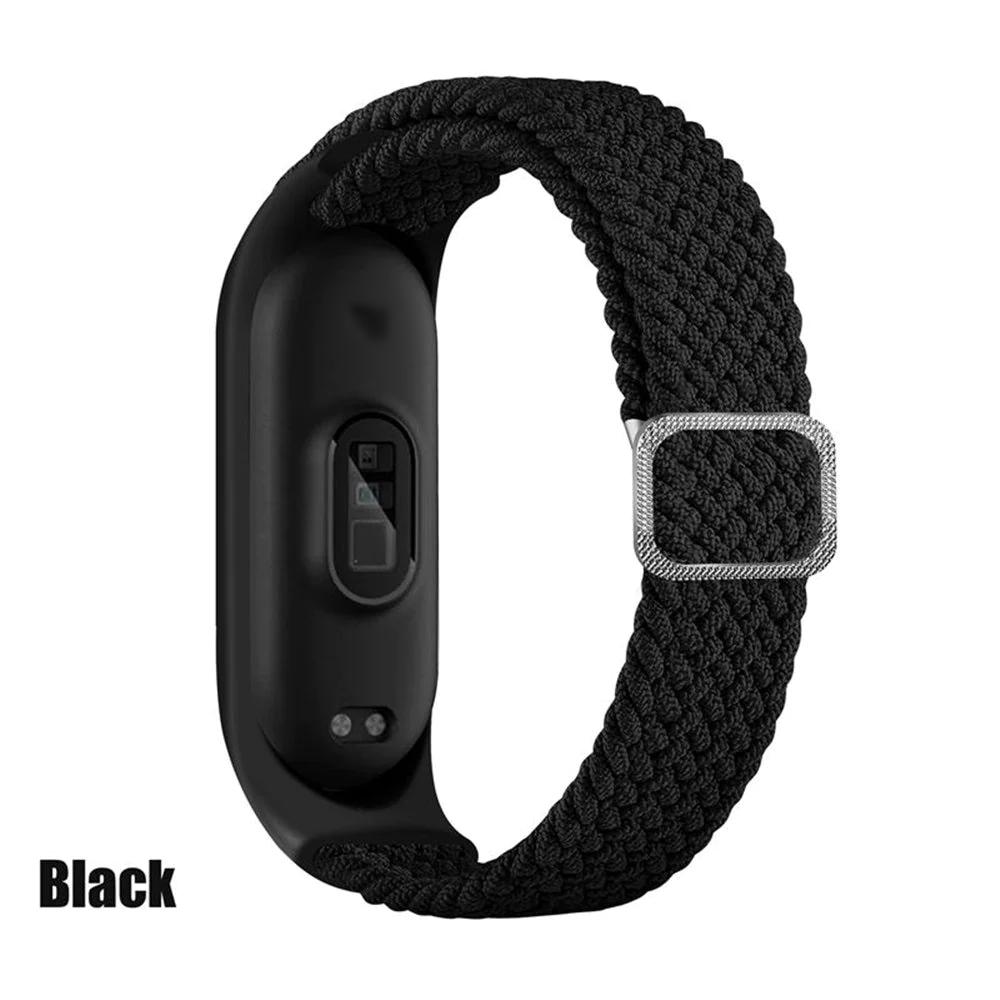 Adjustable Nylon Braided Mi band 3,4,5 and 6 - Wristwatchstraps.co