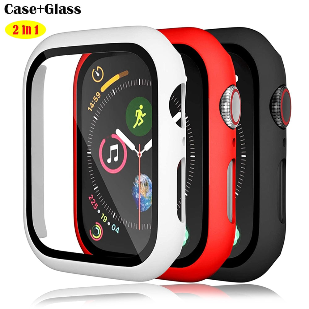 Bumper Cover+Glass For Apple Watch - Wristwatchstraps.co