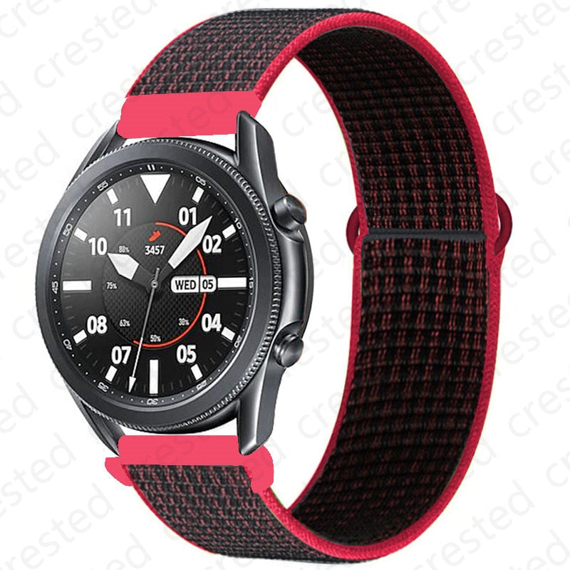Nylon Loop Strap for Samsung Smart Watch Gear S3 Frontier Galaxy - Wristwatchstraps.co