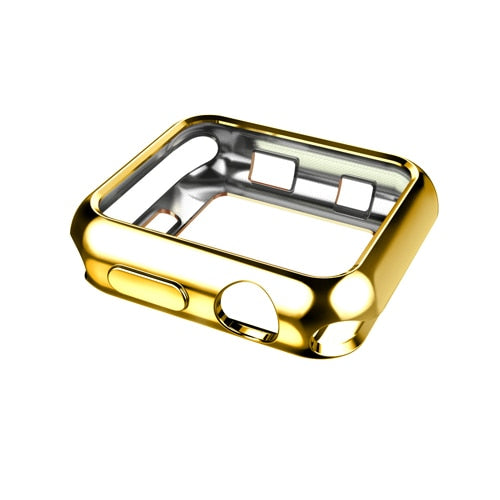 Protective Apple Watch Case in GOLD, SILVER, ROSE - Wristwatchstraps.co