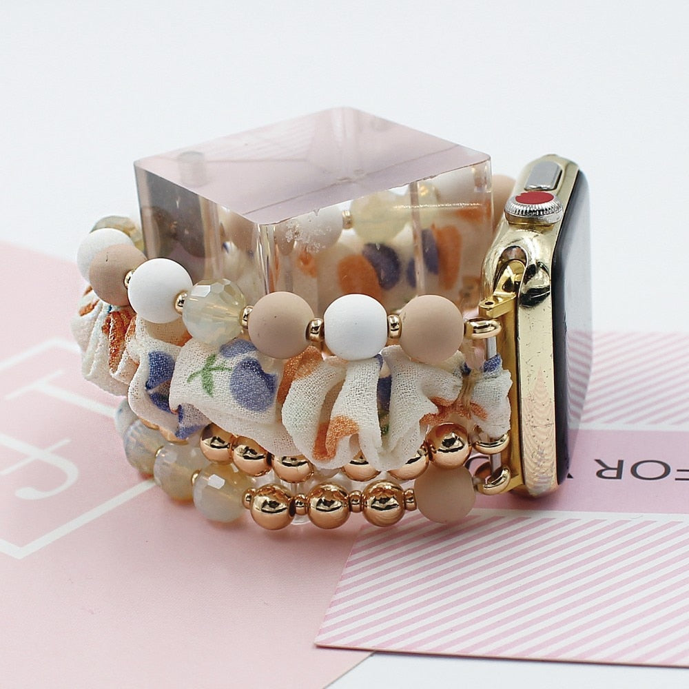 Jewelry Styled Charm Bracelet Strap for Apple Watch - Wristwatchstraps.co