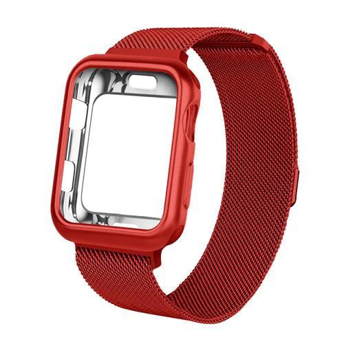 Milanese Loop Strap and Case Combo for Apple Watch - Wristwatchstraps.co