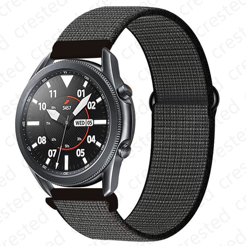 Nylon Loop Strap for Samsung Smart Watch Gear S3 Frontier Galaxy - Wristwatchstraps.co