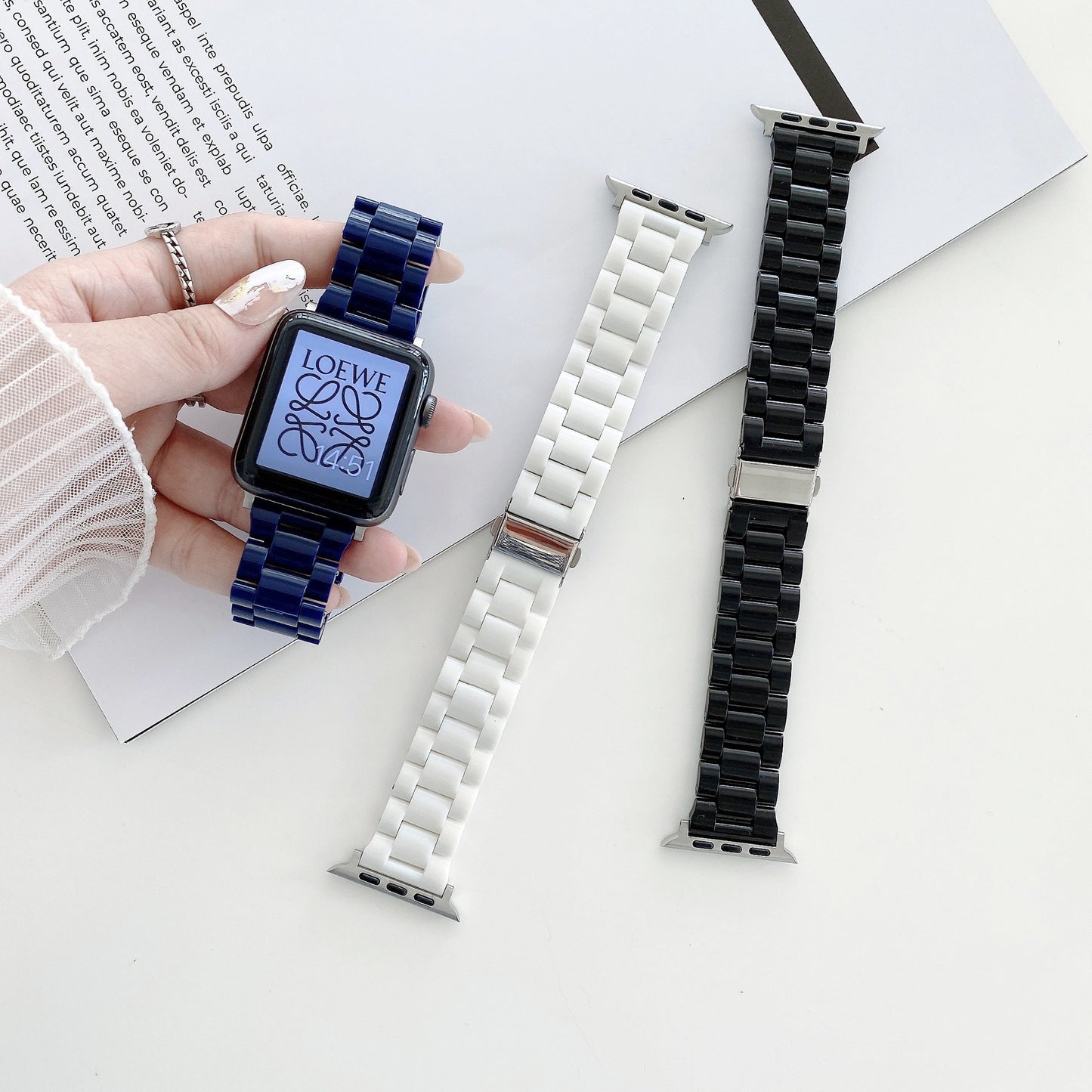 Women Sport Resin Strap for Apple Watch - Wristwatchstraps.co