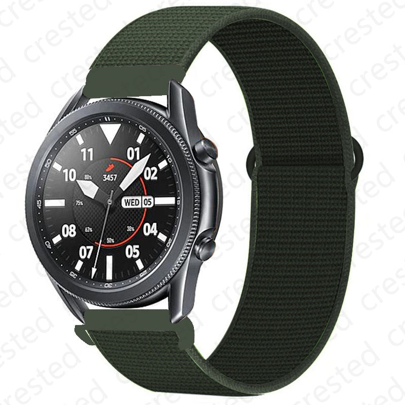 Nylon Loop Strap for Samsung Smart Watch Gear S3 Frontier Galaxy - Wristwatchstraps.co