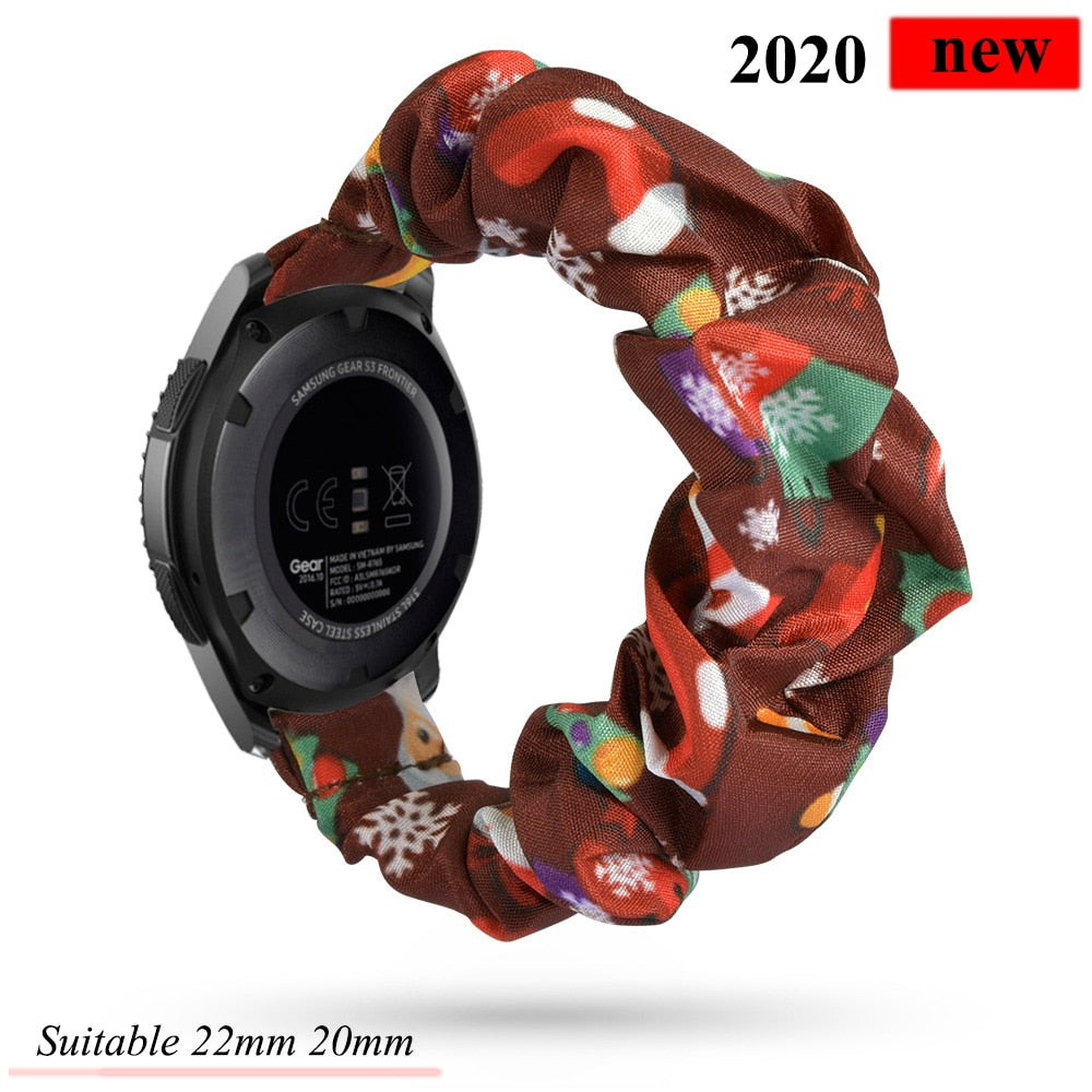 Scrunchie strap for Samsung Galaxy, Huawei, and Amazfit Watch - Wristwatchstraps.co