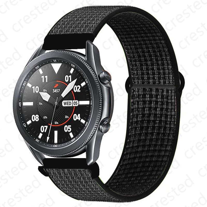 Nylon Loop Strap for Samsung Smart Watch Gear S3 Frontier Galaxy - Wristwatchstraps.co