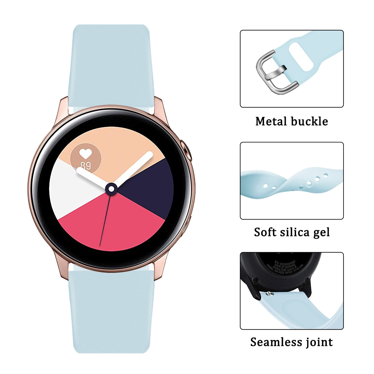 Silicone Straps For Samsung Galaxy Gear Watch - Wristwatchstraps.co