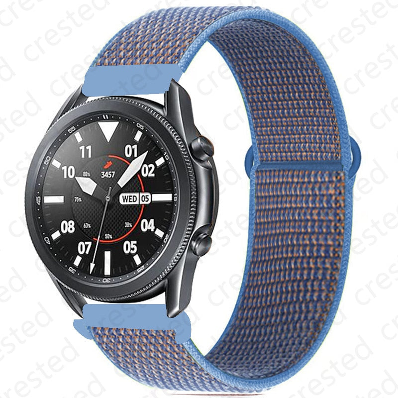 Nylon Loop Strap for Samsung Smart Watch Gear S3 Frontier Galaxy - Wristwatchstraps.co