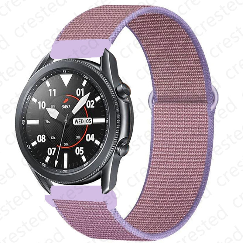 Nylon Loop Strap for Samsung Smart Watch Gear S3 Frontier Galaxy - Wristwatchstraps.co
