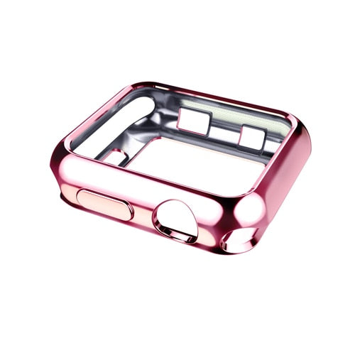 Protective Apple Watch Case in GOLD, SILVER, ROSE - Wristwatchstraps.co